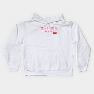 I Zoom'd before it was cool Kids Hoodie